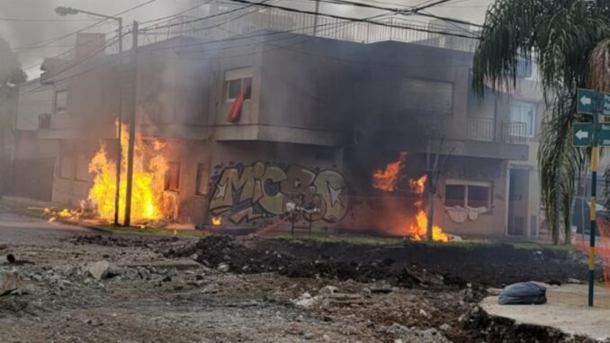 Fuerte explosión por una fuga de gas en Villa Ballester