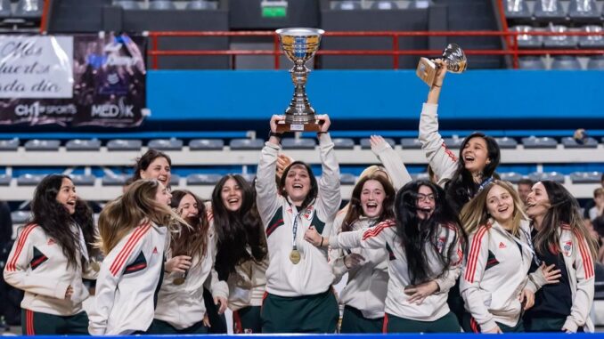 River Plate campeón nacional 2024. (Foto: @cahandball)