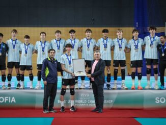 Argentina subcampeón del Mundial U17. (Foto: @Voley_FeVA)