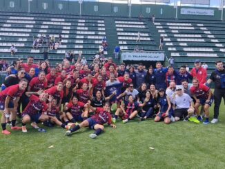 El plantel del San Lorenzo Campeón del Clausura (Creditos: elfemenino)