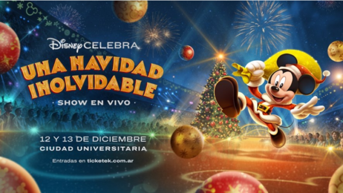 Disney presenta por primera vez en el país, el evento navideño más grande de Latinoamérica